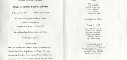 LOMBARD-Petrus-Jochemus-Paulus-Nn-Peet-1906-1999-M