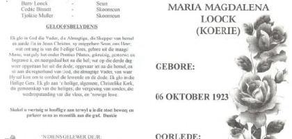 LOOCK-Maria-Magdalena-Nn-Koerie-1923-2001-F