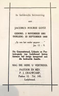 LOTZ-Jacobus-Fourie-1881-1968-M