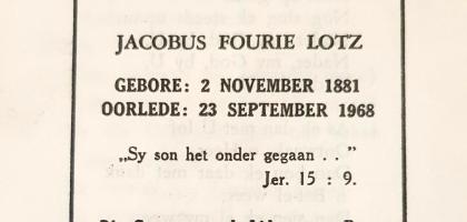 LOTZ-Jacobus-Fourie-1881-1968-M
