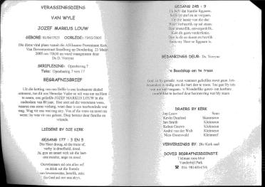 LOUW-Jozef-Markus-1925-2005-M