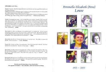 LOUW-Petronella-Elizabeth-Nn-Petro-nee-Esterhuysen-1958-2003-F