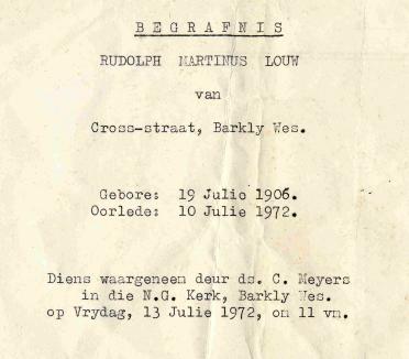 LOUW-Rudolf-Martinus-1906-1972-M