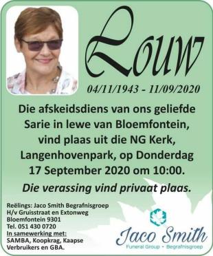 LOUW-Sarie-1943-2020-F