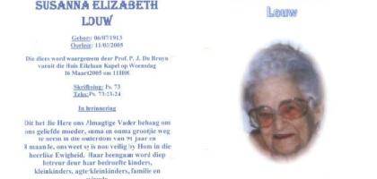 LOUW-Susanna-Elizabeth-1913-2005-F