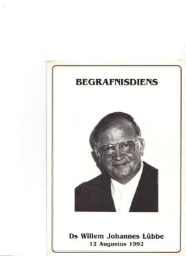 LÜBBE-Willem-Johannes-1940-1992-Ds-M