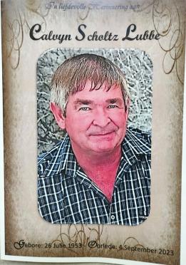 LUBBE-Calvyn-Scholtz-1953-2023-M