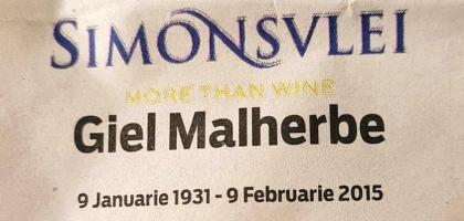 MALHERBE-Giel-1931-2015-M