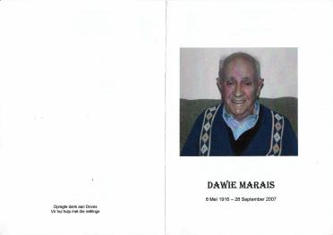MARAIS-Dawie-1916-2007-M