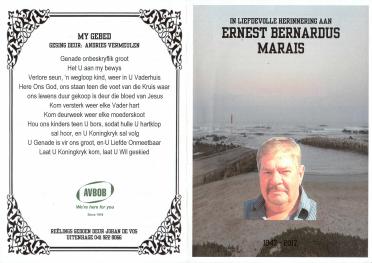 MARAIS-Ernest-Bernardus-Nn-Ernest.Tanneman-1947-2017-M