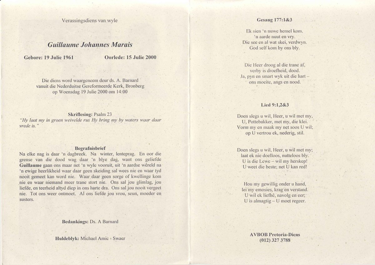 MARAIS-Guillaume-Johannes-Nn-Guillaume-1961-2000-M_2