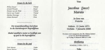 MARAIS-Jacobus-Nn-Jaco-1973-2000-M