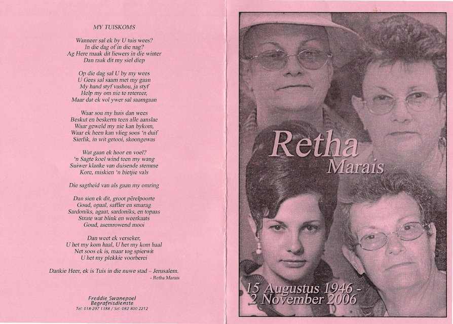 MARAIS-Lea-Margaretha-Nn-Retha-1946-2006-F_1