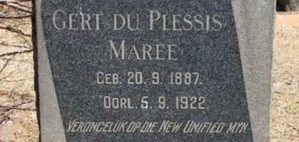 MAREE-Gert-DuPlessis-1887-1922-M