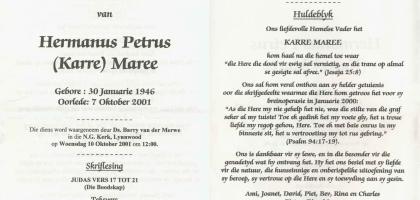 MAREE-Hermanus-Petrus-Nn-Karre-1946-2001-M