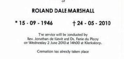 MARSHALL-Roland-Dale-1946-2010-M