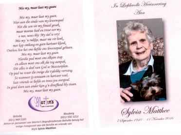 MATTHEE-Surnames-Vanne