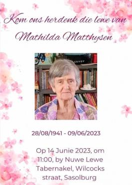MATTHYSEN-Surnames-Vanne