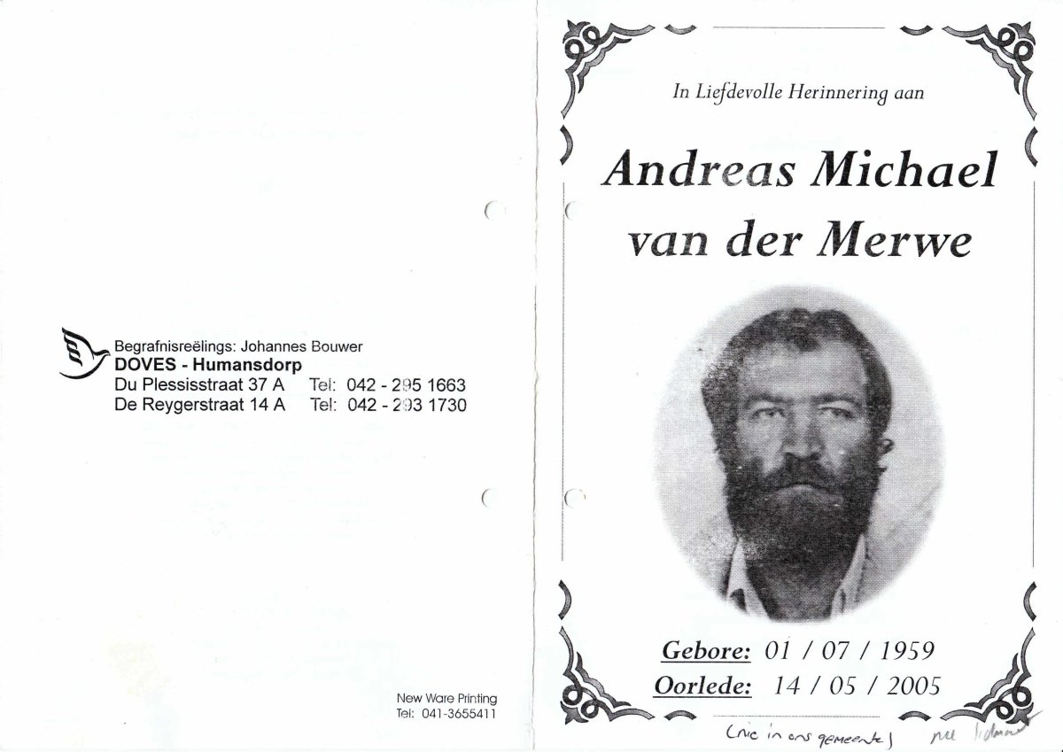 MERWE-VAN-DER-Andreas-Michael-1959-2005-M_1