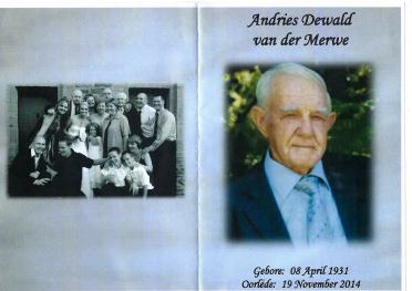 MERWE-VAN-DER-Andries-Dewald-1931-2014-M
