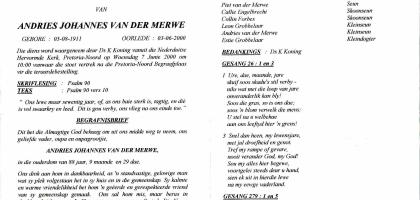 MERWE-VAN-DER-Andries-Johannes-1911-2000-M
