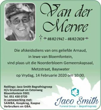 MERWE-VAN-DER-Araund-1942-2020-M
