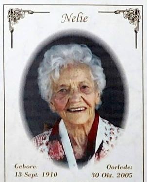 MERWE-VAN-DER-Cornelia-Elizabeth-Nn-Nelie-1910-2005-F