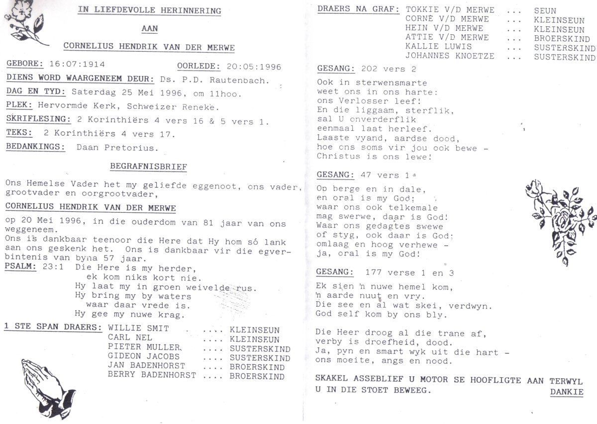 MERWE-VAN-DER-Cornelius-Hendrik-1914-1996-M_1