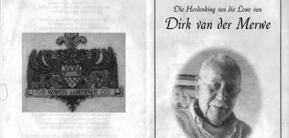 MERWE-VAN-DER-Dirk-1923-2006-M