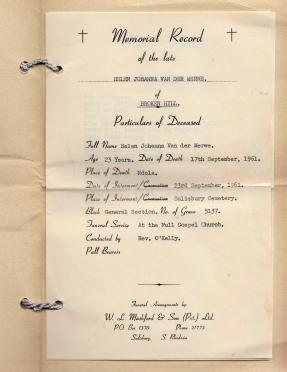 MERWE-VAN-DER-Helen-Johanna-Nn-Helen-nee-Heath-1938-1961-F