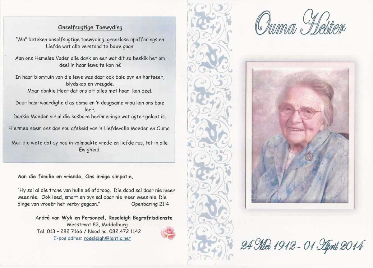MERWE-VAN-DER-Hester-Susanna-Nn-Hester-1912-2014-F_1