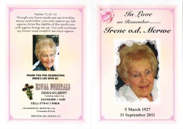 MERWE-VAN-DER-Irene-Nn-Ethel-1927-2011-F