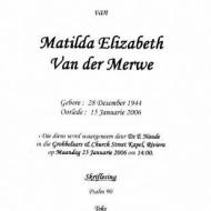MERWE-VAN-DER-Mathilda-Elizabeth-Nn-Matilda-née-Saayman-1944-2006-F_1