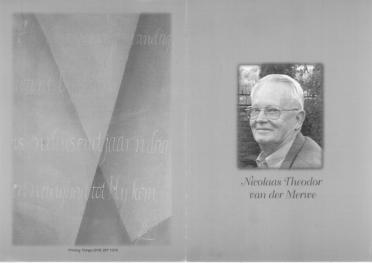 MERWE-VAN-DER-Nicolaas-Theodor-1932-2004-M