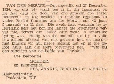 MERWE-VAN-DER-Roelof-Erasmus-1887-1930-M