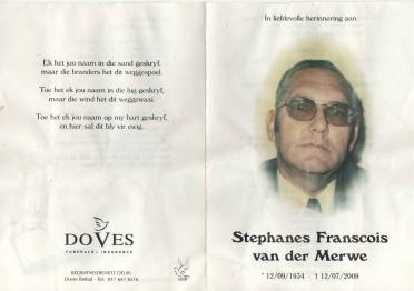 MERWE-VAN-DER-Stephanes-Francois-1934-2009-M