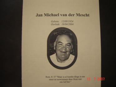 MESCHT-VAN-DER-Jan-Michael-Nn-Oubaas-1924-2004-M