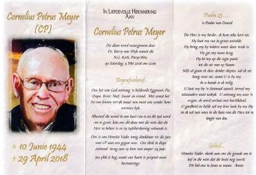 MEYER-Cornelius-Petrus-Nn-CP-1944-2018-M