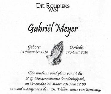 MEYER-Gabriël-Nn-Gawie-1918-2010-M_99