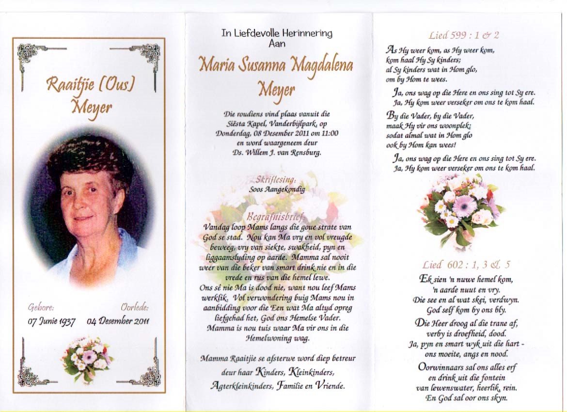 MEYER-Maria-Susanna-Magdalena-Nn-Raaitjie.Ous-1937-2011-F-1