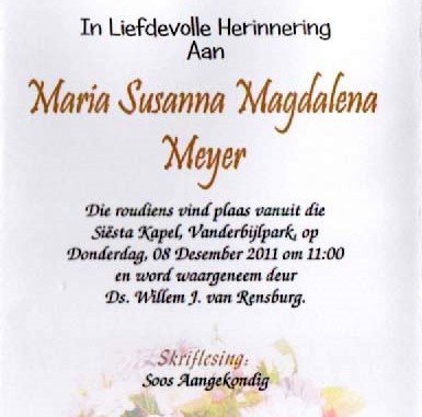 MEYER-Maria-Susanna-Magdalena-Nn-Raaitjie.Ous-1937-2011-F_2