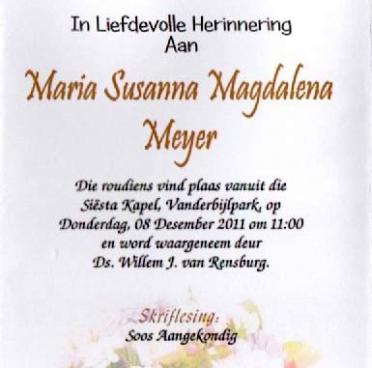 MEYER-Maria-Susanna-Magdalena-Nn-Raaitjie.Ous-1937-2011-F_2