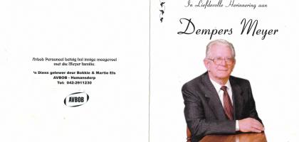 MEYER-Willem-Dempers-Nn-Dempers-1928-2004-M