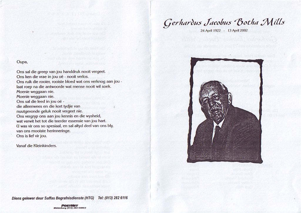 MILLS-Gerhardus-Jacobus-Botha-1922-2002-M_1