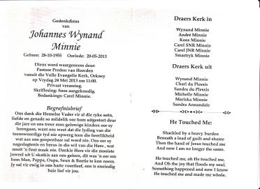 MINNIE-Johannes-Wynand-1955-2013-M