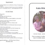 MITTON-Catherina-DeKlerk-Nn-Katie-1924-2012-F_1