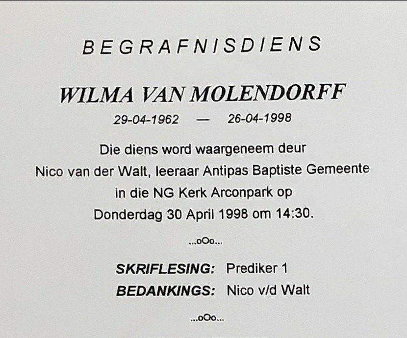 MOLENDORFF-VAN-Wilma-1962-1998-F_1