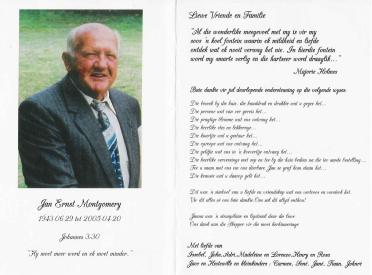 MONTGOMERY-Surnames-Vanne
