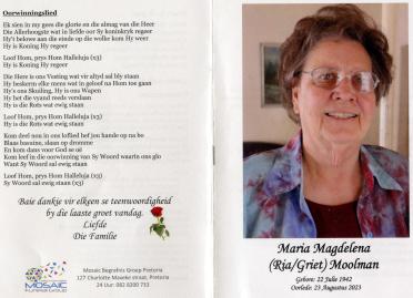 MOOLMAN-Maria-Magdelena-Nn-Ria.Griet-née-Hansen-1942-2023-F