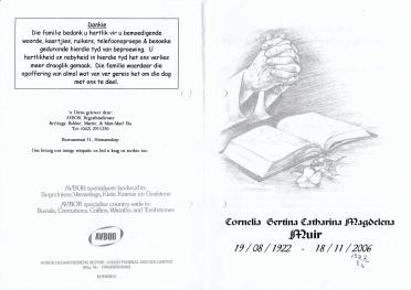MUIR-Cornelia-Gertina-Catharina-Magdelena-1922-2006-F